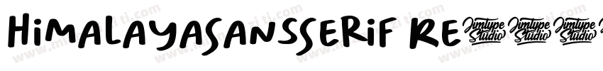 HimalayaSansSerif Re字体转换